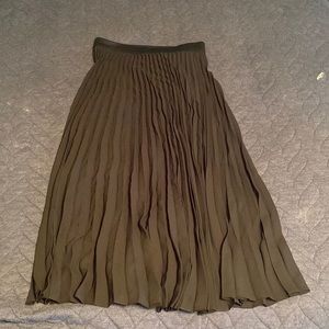 Flowy black dress skirt